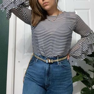 striped blouse tommy hilfiger